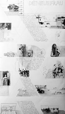 Jutta Hieret, Die Neue Frau, Grafik/Collage, gross
